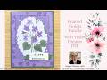 Framed Violets Bundle Card Idea 1 with Violet Dreams Specialty DSP Stampin' Up!