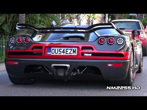 Koenigsegg CCR Revo Revs & Driving in Monaco