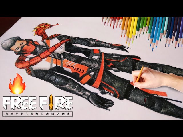 Free Fire | Cobra Rage Bundle Drawing 🔥 | Coloured Pencil Sketch Free Fire | Cobra Rage Bundle Drawing 🔥 | Coloured Pencil Sketch