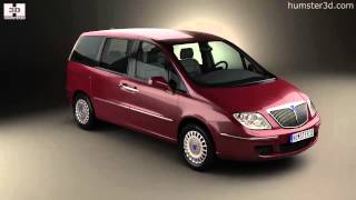Lancia Phedra 2008 by 3D model store Humster3D.com