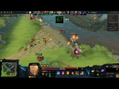 Intel HD Graphics 510 Intel Celeron G3900 Dota 2 FPS Test (Replay)