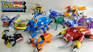 Large gathering A total of 12 insect-type bokan mecha transformations and combinations Time Bokan 24