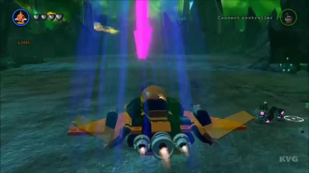 LEGO Batman 3: Beyond Gotham - Orange Lantern Spacecraft Free Roam Gameplay  [HD] - YouTube