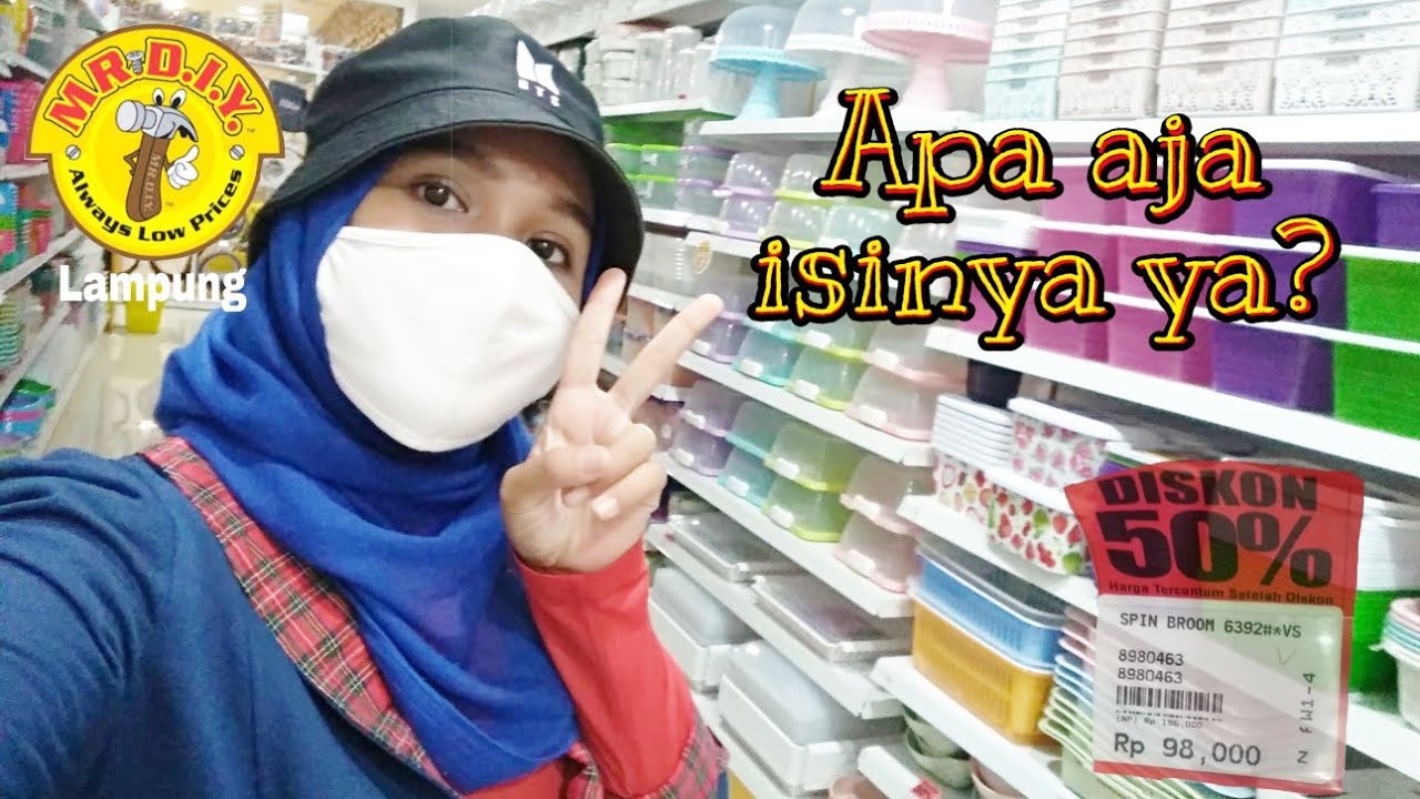 VLOG | KE MR.DIY LAMPUNG, LAGI BANYAK DISKON NIH - YouTube