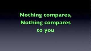 Nothing Compares 2 U - Capital Cities (lyrics on screen)HD