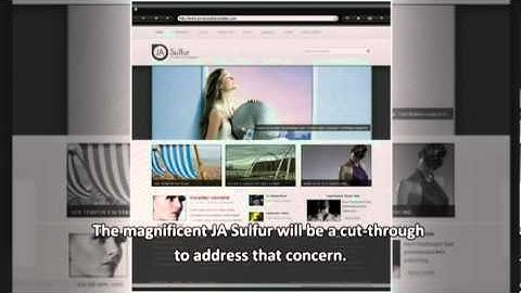 JA Sulfur - JomSocialTemplates.com Video Review