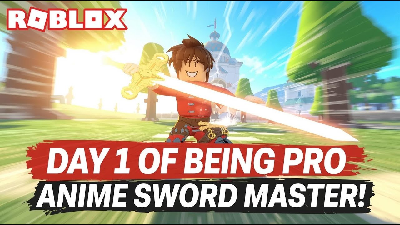 Roblox gameplay: DAY 1 of being PRO in Anime sword master - YouTube