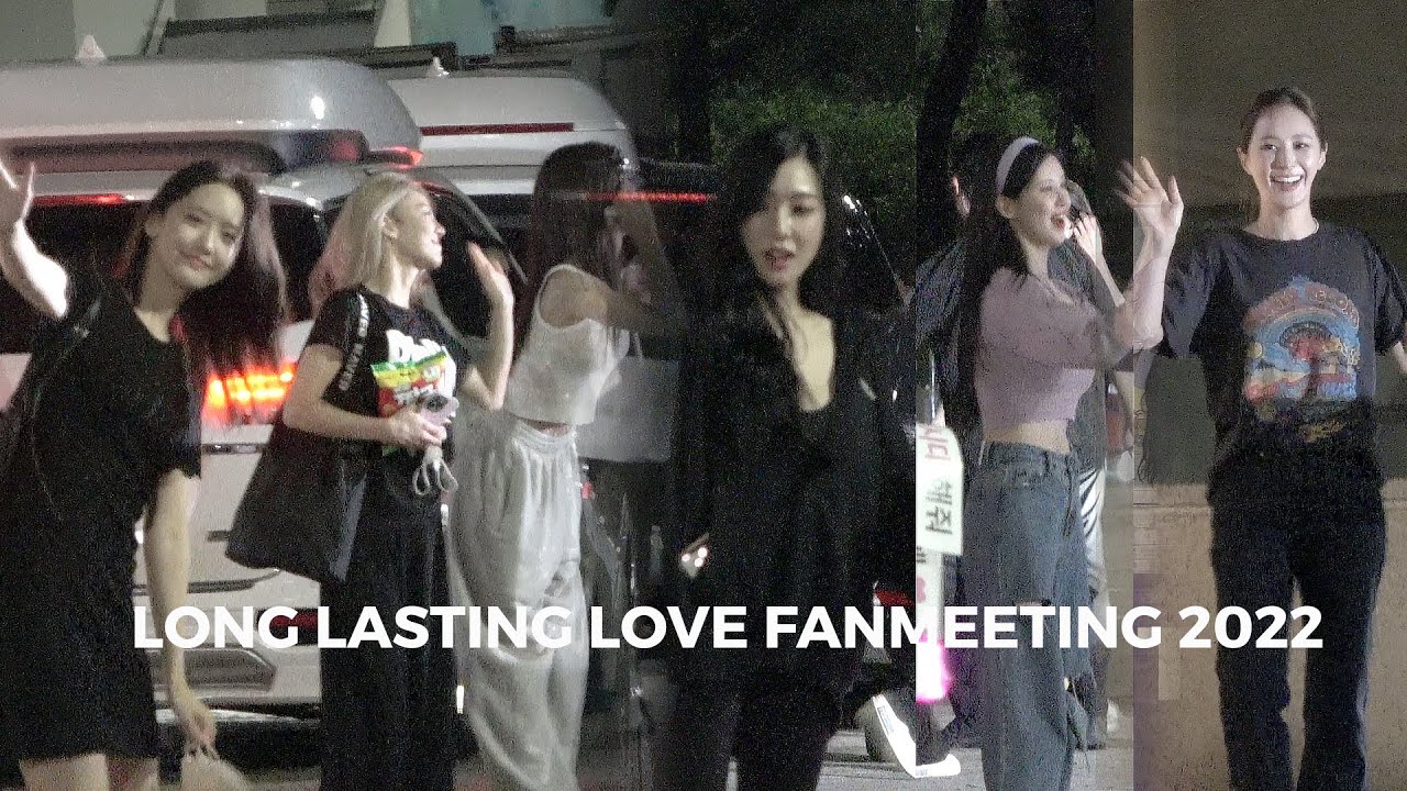 소녀시대 퇴근 4K 직캠ㅣLong Lasting Love Fanmeeting 220903