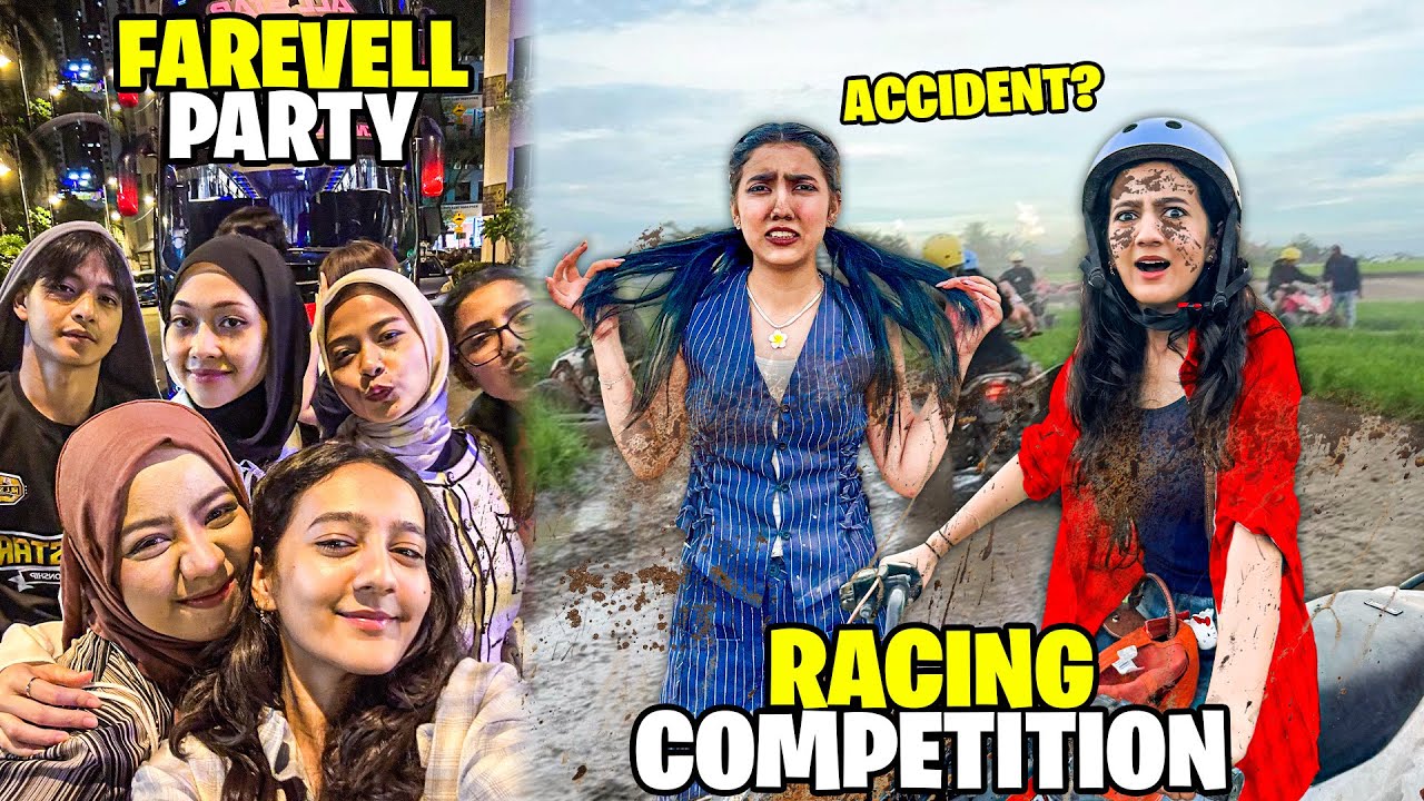 Farewell Party per Sab Emotional Hogye 💔😭|Racing Competition Mai Accident Hogya 😱|Sistrology 