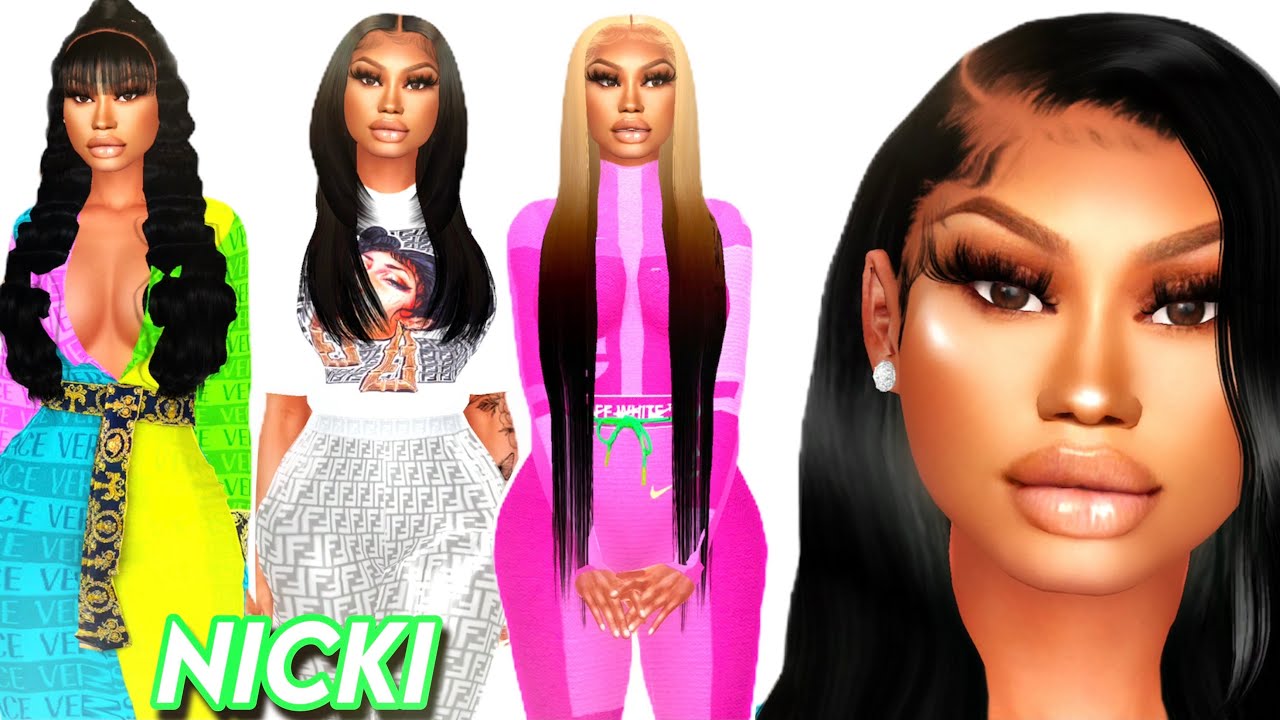 Sims 4 CAS | Nicki | The Sims 4 | My Entire CC Folder | Sim Download ...