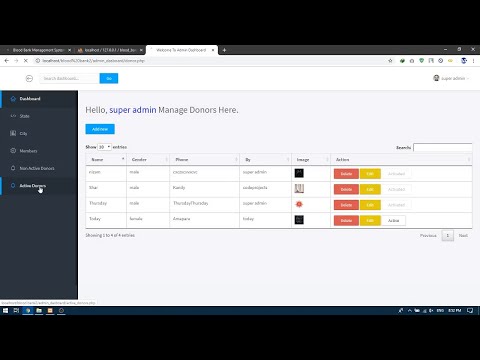 BLOOD BANK MANAGEMENT SYSTEM IN PHP | Source Code & Projects