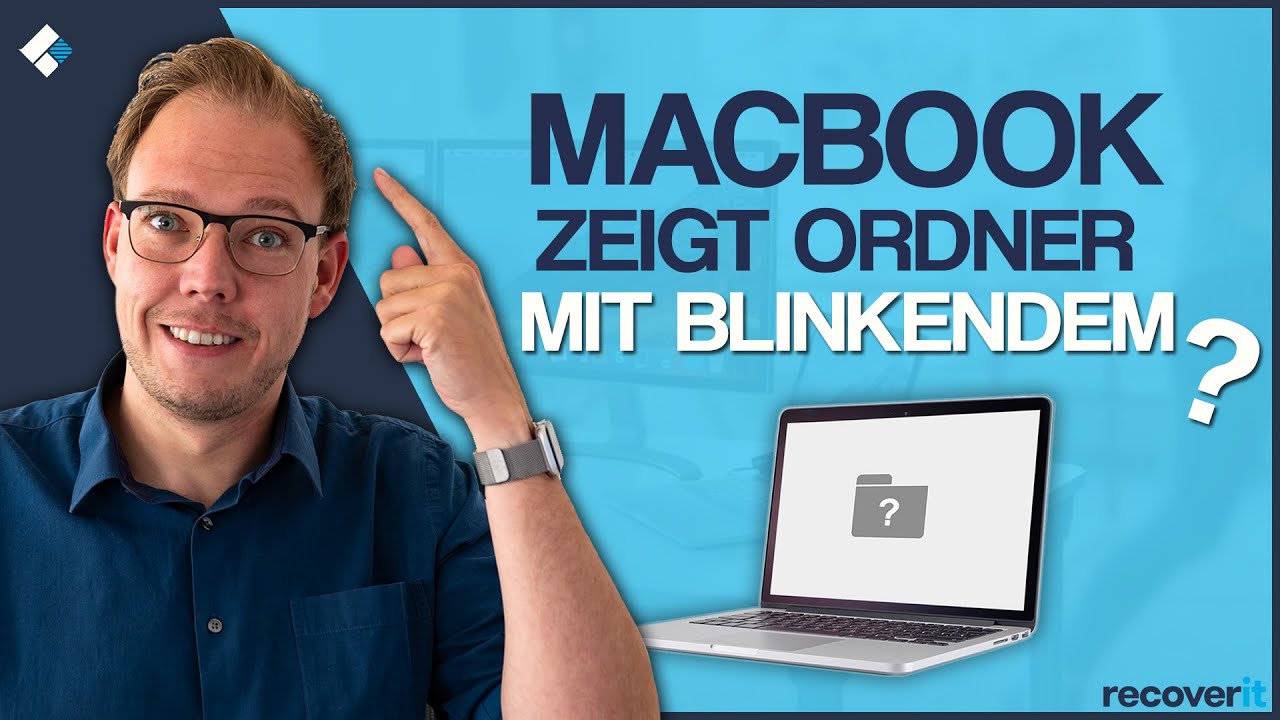 MacBook zeigt Ordner mit blinkendem Fragezeichen - YouTube