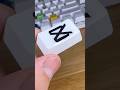 〈 Caps〉CapCutのキーキャップを作った（Drawing CapCut logo on the keyboard.）#handmade #レジン #キーキャップ #keycaps