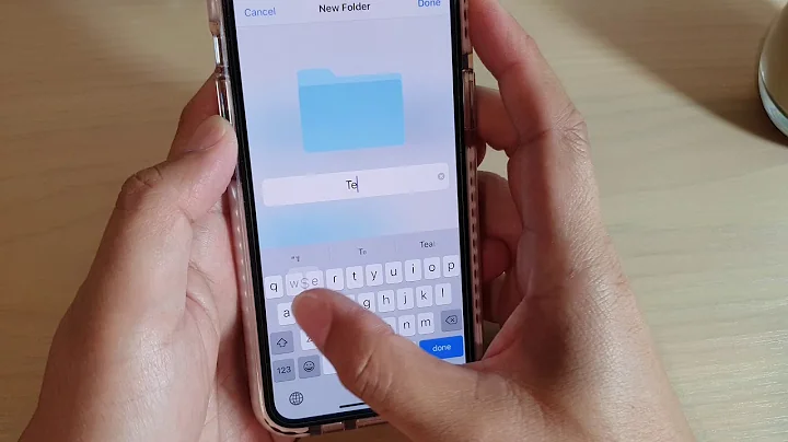 How to Create a Folder in Files on iPhone 11, iPhone 11 Pro, iPhone 11 Max