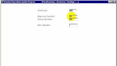 DYNAMIC 3i Free Edition ERP tutorials - standard operations update