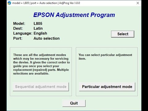 How to Reset Epson L805 | Foci