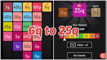 X2 Blocks Gameplay : 6q to 25q | Easy Strategy
