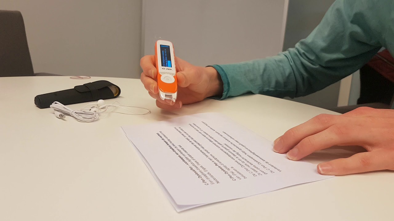 Dyslexie voorleespen. Scant en leest tekst hardop voor zonder tussenkomst van PC, iPad of smartphone