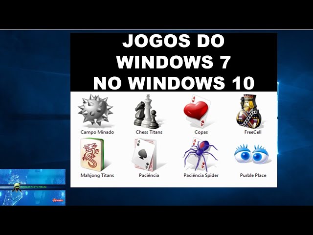 Download dos jogos do Windows 7 para Windows 10