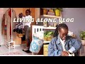 LIVING ALONE VLOG; unmotivated & anxious days, my camera accident, opening packages, Balcony garden