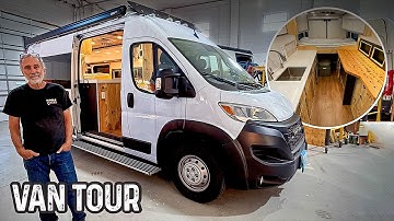 Hij verstopte een complete badkamer in deze camper! (Ongelooflijk geniaal ruimtebesparend ontwerp)