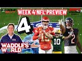 Full Week 4 NFL Preview | Waddle's World