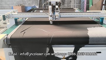CNC Round Knife Cutting Machine with auto feeding table fabric cloth cutting