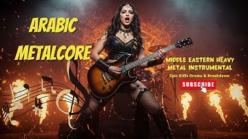Arabic Metalcore-Middle Eastern Heavy Metal Instrumental with Epic Riffs, Drums & Breakdown