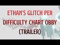 Ethans glitch per difficulty chart obby trailer