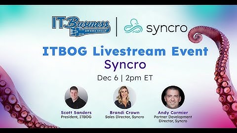 ITBOG Livestream Demo - Syncro