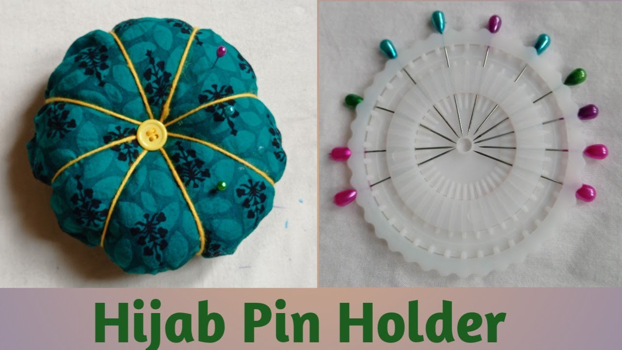 5-Minute DIY Pin Cushion! How to Sew a Cute & Easy Hijab Pin Holder for Beginners