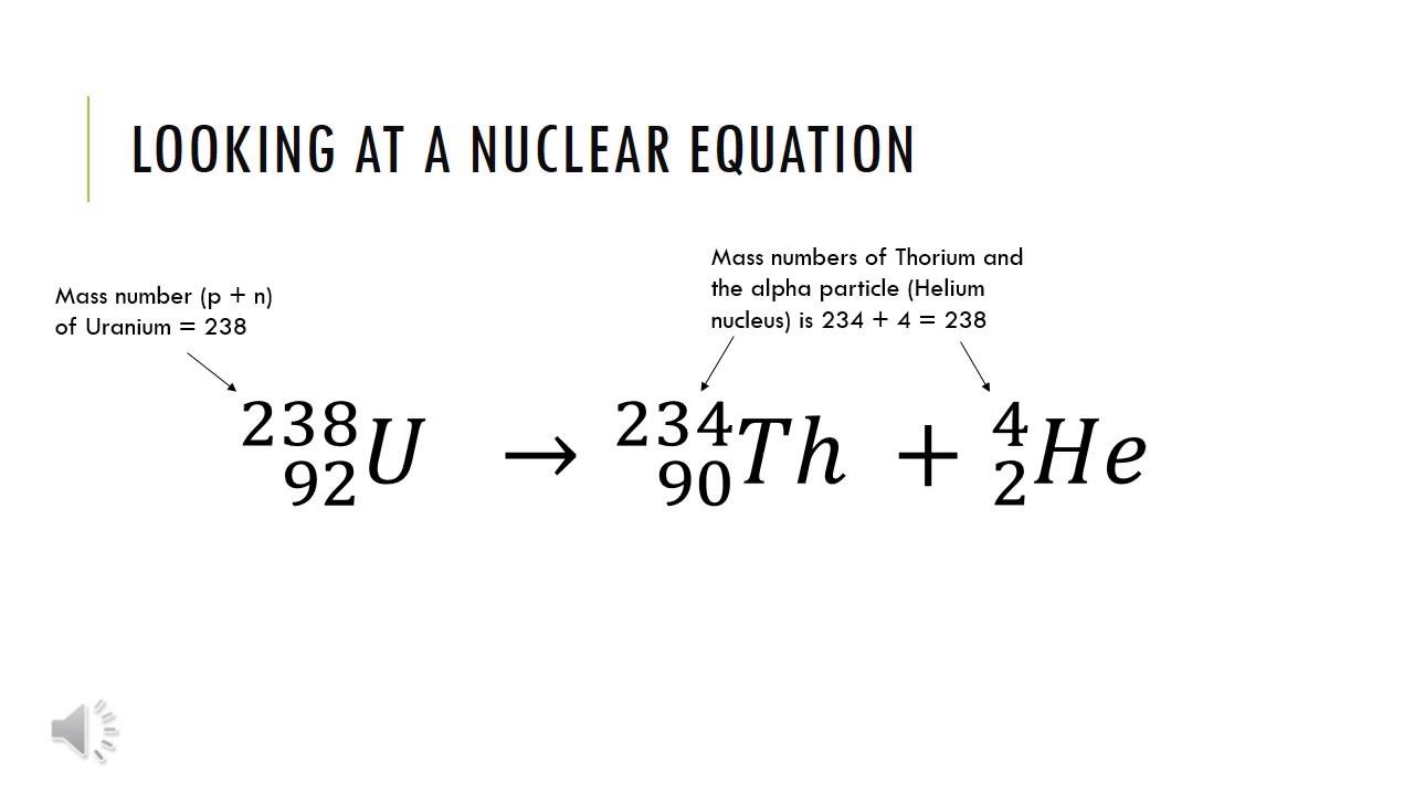 nuclear chemistry problem solving