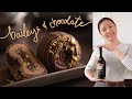 Chocolate  baileys snow skin mooncakes  