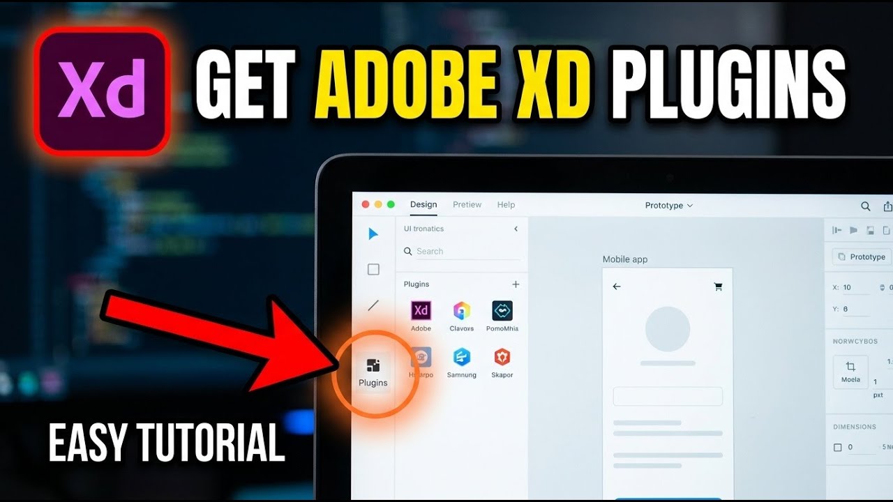 How to download Adobe XD plugins for UI UX workflows - Easy Tutorial ...