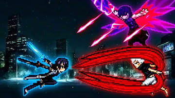 Kirito V2 (3 forms) VS Ayato & Kaneki in Jump Force Mugen🔥