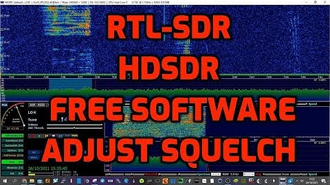 RTL-SDR HDSDR- Squelch Adjust