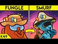 Among us NEW MAP &quot;The Fungle&quot; Trailer vs Smurf Cat