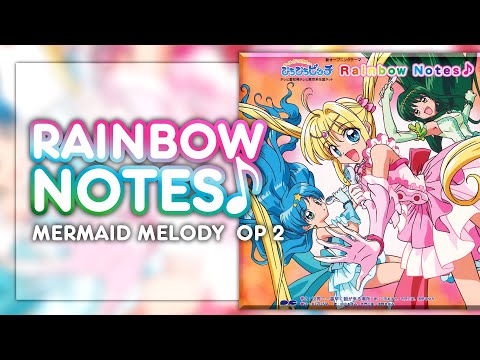 Rainbow Notes Mermaid Melody Opening 2 KAN ROM ENG Full Lyrics
