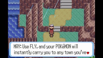 Pokemon Ruby Walkthrough Part 37: More More Route 119 & May & FLY!