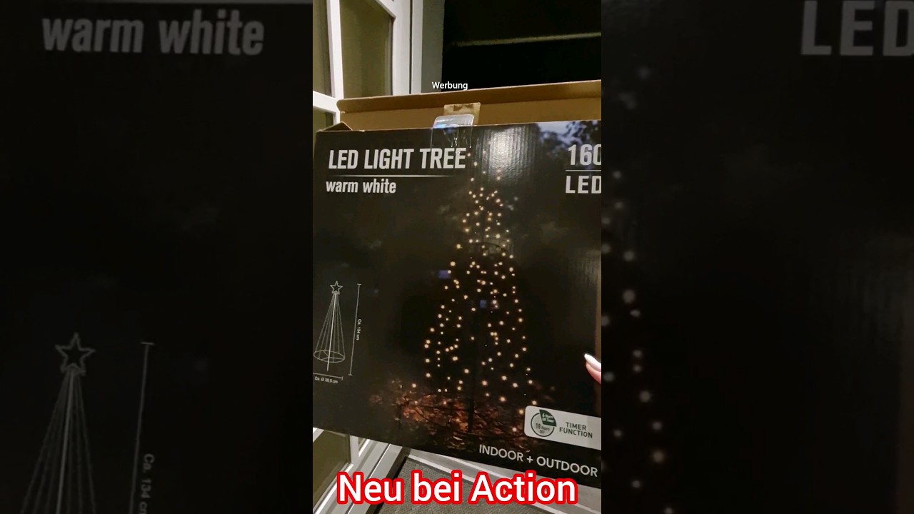 Neu bei Action unter 10€ - LED TANNENBAUM In-&-Outdoor #Shorts #Action #LED #Weihnachten #Deko #tree
