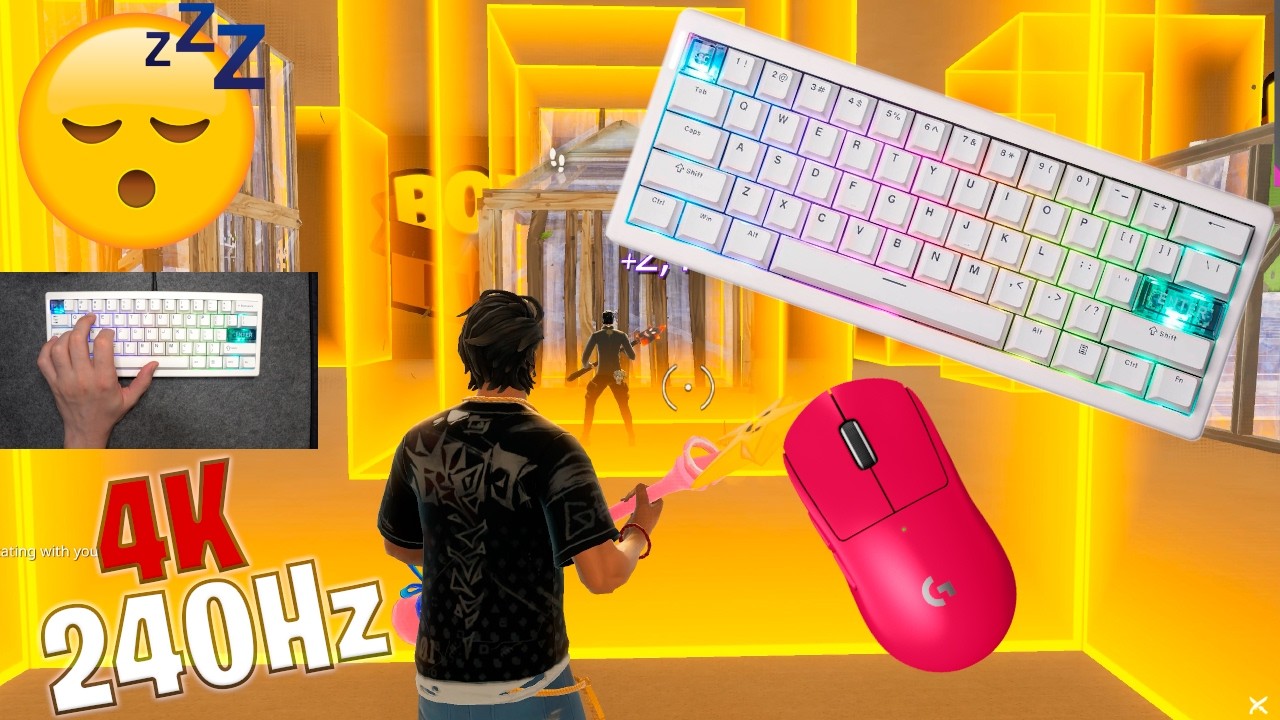 Cidoo QK61 V2 ASMR 😴 Box Fight Gameplay 📦 Satisfying Keyboard Fortnite 4K 240 FPS 🏆