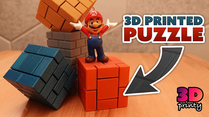 3D Printed Brick Block Puzzle Box