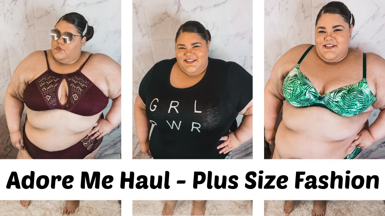 PLUS SIZE ADORE ME HAUL #plussizelingerie 