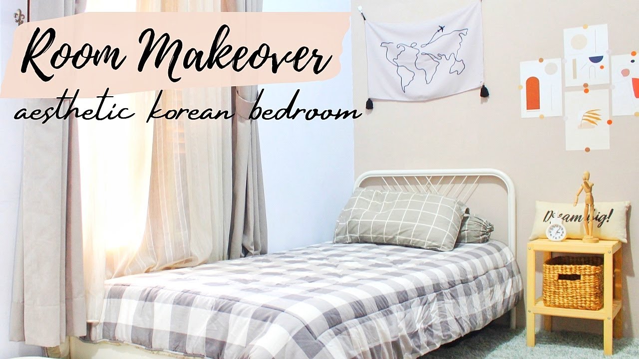 #roomakeover Kamar Ala Korea | Kamar Aesthetic ala Korea | Room Makeover - YouTube