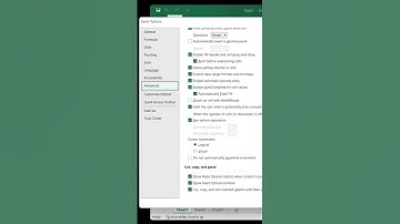 Hide Excel Sheets Tab #Shorts