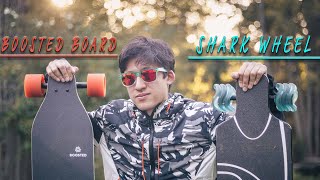 Is the Shark Wheel Electric BETTER than a Boosted Board?!? | ELECTRIC SKATEBOARD COMPARISON