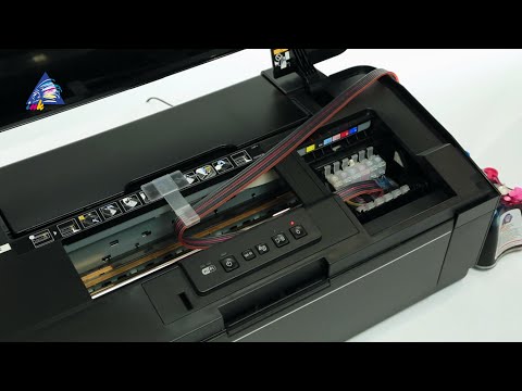 Установка СНПЧ на принтер Epson Stylus Photo 1500W