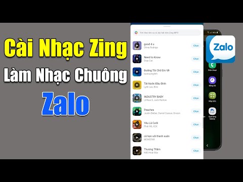 Video Cài đặt nhạc trên Zing Mp3 làm nhạc chuông cho Zalo... - youtube