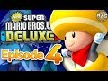 New Super Mario Bros. U Deluxe Gameplay Walkthrough - Episode 4 - Frosted Glacier 100%! Yellow Toad!