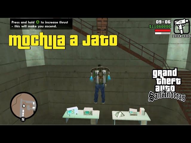 GTA San Andreas #68 - Black Project - Mochila a Jato 